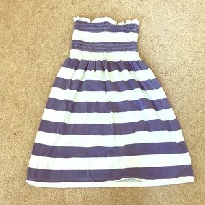 Lavender and White Cover-up Dress